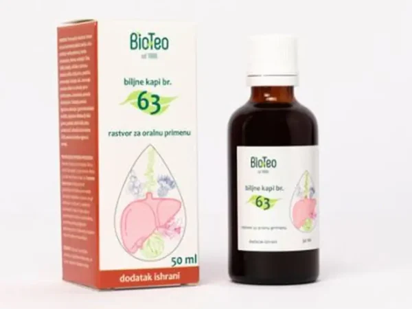 BIOTEO KAPI BR. 63 ZA JETRU 50ml