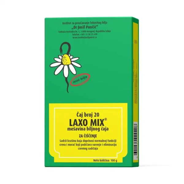 LAXO MIX - mešavina biljnog čaja za čišćenje (Čaj broj 20) 100g