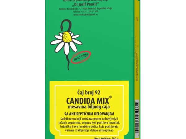 ČAJ BROJ 92 -CANDIDA MIX- SA ANTISEPTIČNIM DELOVANJEM 100g IJP