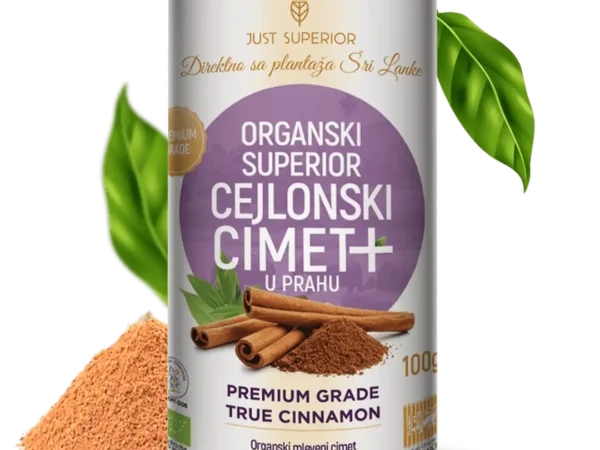 JUST SUPERIOR Organski Cejlonski Cimet u prahu Premium -100g