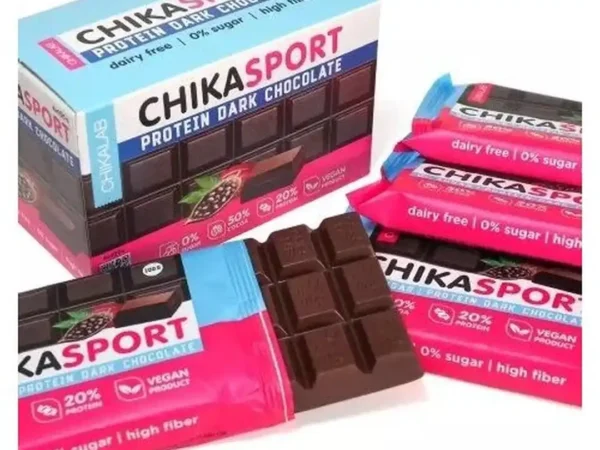 CHIKASPORT PROTEINSKA CRNA ČOKOLADA 100g