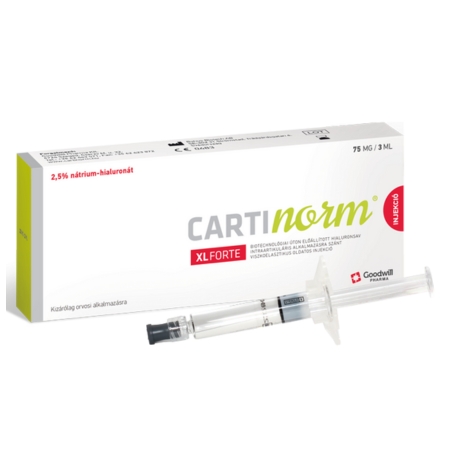 Cartinorm XL Forte - Intraartikularna injekcija (75mg/3ml) - Zdravkoteka
