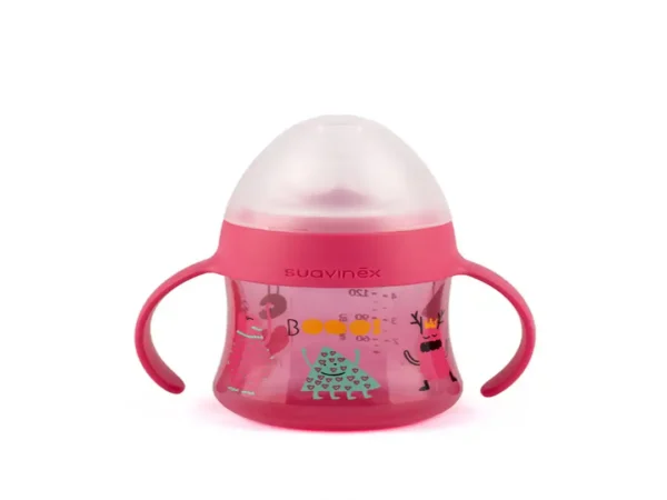SUAVINEX FLAŠICA SA PISKOM ROZA 303613