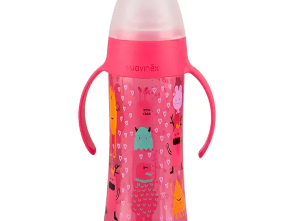 SUAVINEX FLAŠICA SA PISKOM ROZE 303615