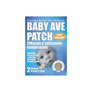 Baby AVE Flaster za smanjenje Temperature 2 Flastera