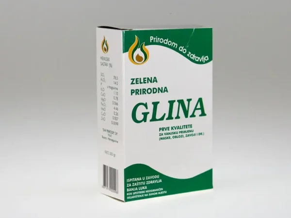 Glina zelena za spoljašnju upotrebu 200g