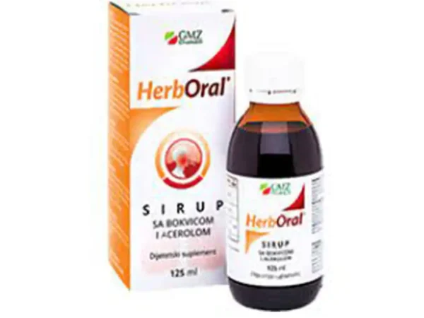 HerbOral Sirup sa Bokvicom i Acerolom 125ml