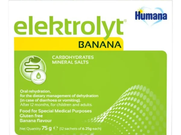 Humana elektrolit sa ukusom banane, 12 kesica