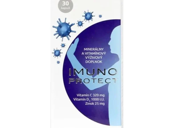 Imuno Protect vit.C+D3+Zinc 30kapsula