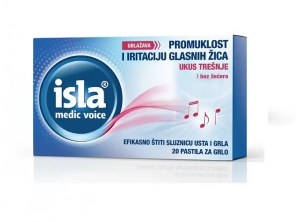 ISLA Medic Voice Trešnja 20 Pastila