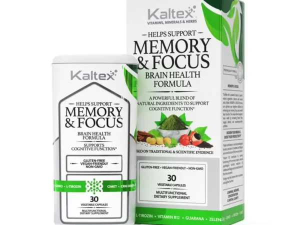 Kaltex memory & focus brain health formula, 30 kapsula