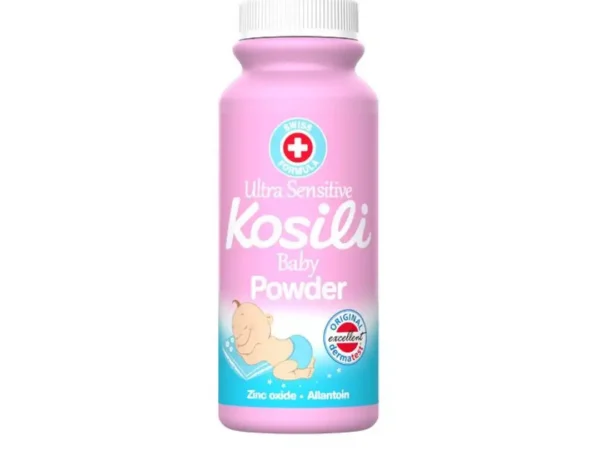 Kosili Ultra Sensitive Baby puder - roze, 100 g