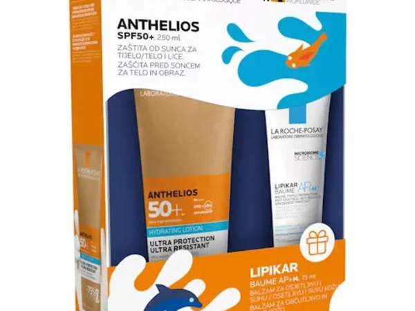 La Roche-Posay Anthelios Family promo 2672 (Anthelios losion za telo 250ml + POKLON Lipikar Baume