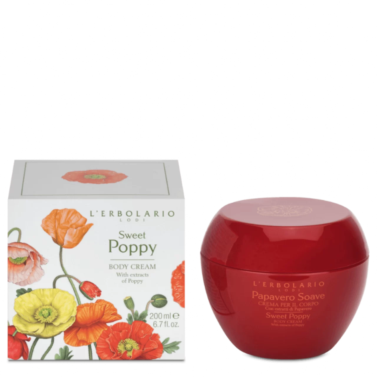 L'Erbolario Papavero Soave krema za telo 200ml