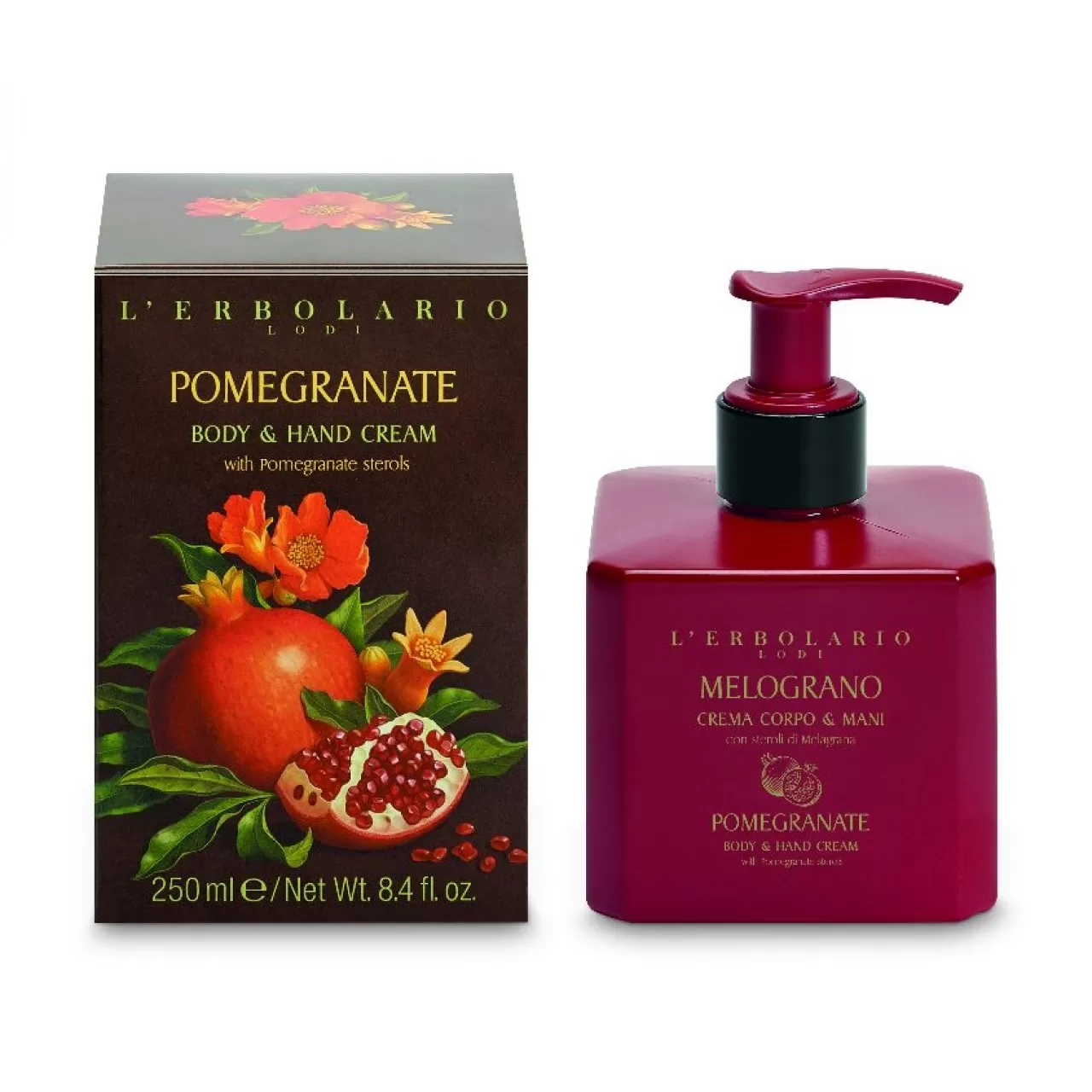 L'Erbolario Pomegranate Krema za telo i ruke Nar 250ml