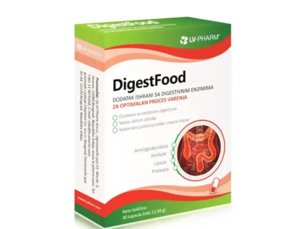 LV-PHARM DIGESTFOOD 30 kapsula