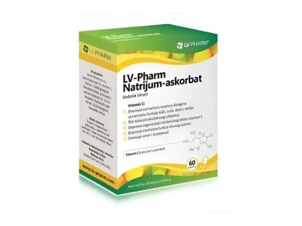 LV-PHARM NATRIJUM ASKORBAT 60kapsula
