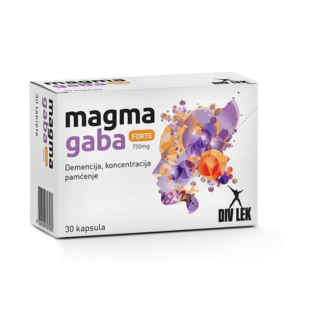 Magma Gaba Forte 750mg, 30 kapsula