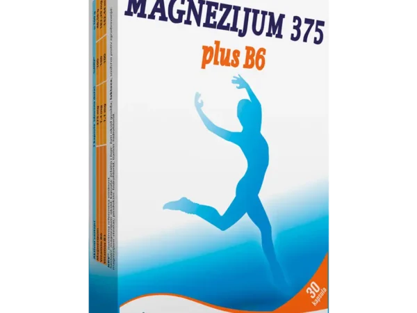 INPHARM Magnezijum 375 plus B6 30 kapsula