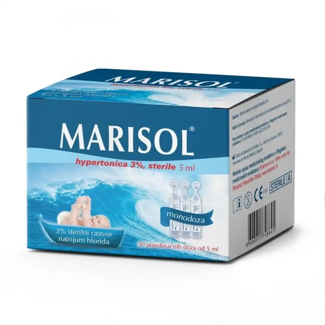 Marisol Hypertonica sterilne ampule 3% 4ml, 1 komad