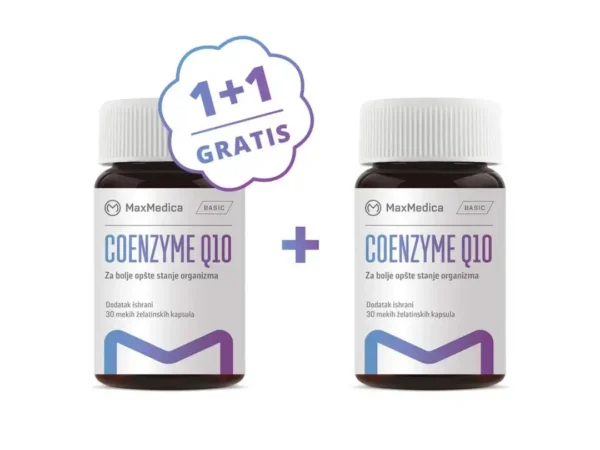 MaxMedica Coenzim Q10 30x30mg 1+1 gratis