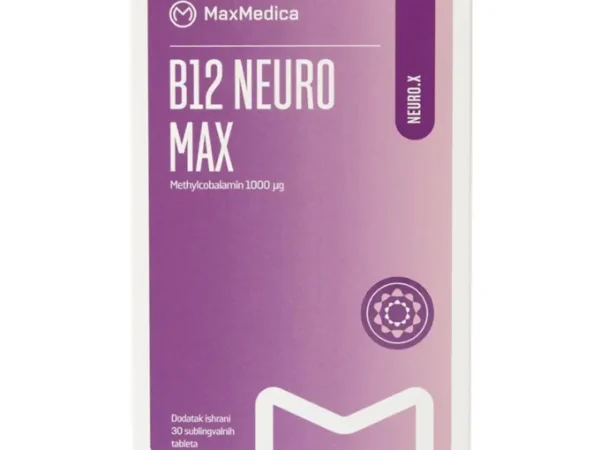 MaxMedica B12 Neuro Max 30 sublingvalnih tableta