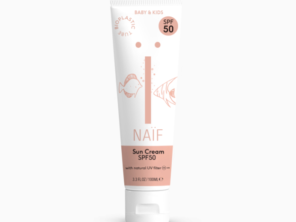 Naif krema za suncanje za bebe i decu bez parabena, 100ml