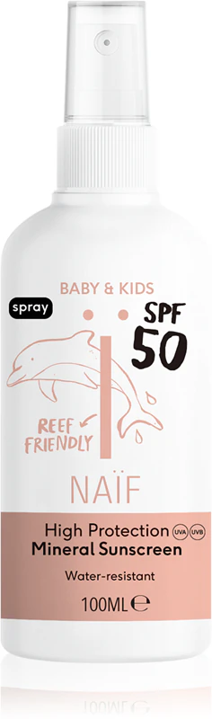 Naif Sprej za sunčanje za bebe i decu SPF 50, 100ml
