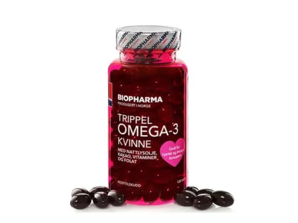 OMEGA 3 NORWAY za žene, 120 kapsula