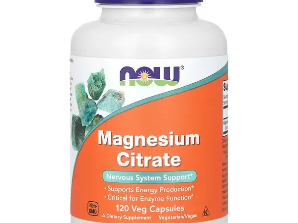 NOW Magnesium Citrate 120 kapsula