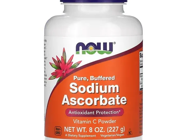 NOW Sodium ascorbate prah 227g