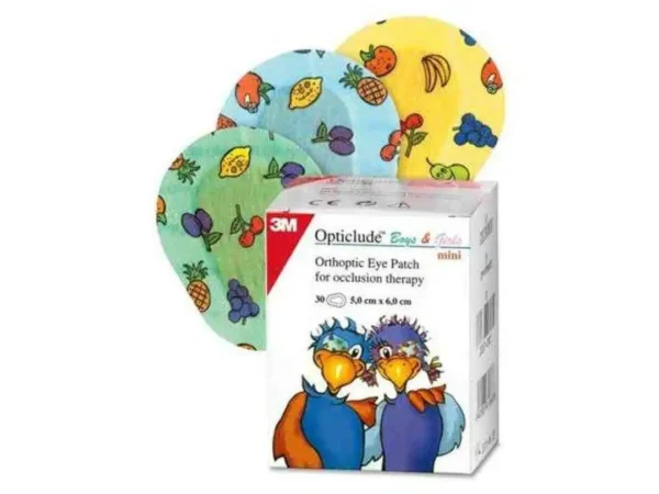 Opticlude Junior Mini šareni flasteri za oči 30 komada
