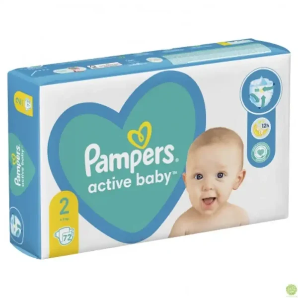 Pampers Pelene Active Baby Dry 2 4-8kg 72komada