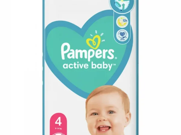 Pampers Active baby JPM 4 Maxi pelene za bebe 62komada