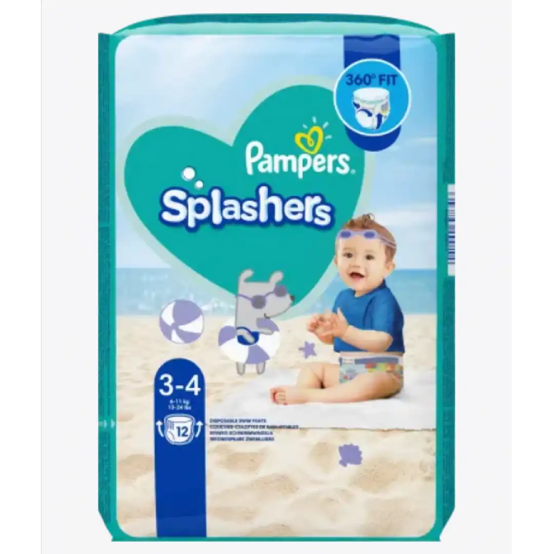 Pampers Splashers pelene za kupanje CP 3 Midi, 12 komada