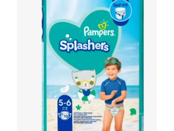 Pampers Splashers pelene za kupanje, CP 5 Junior, 10 komada