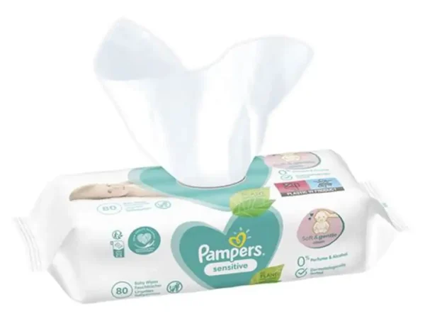 Pampers vlažne maramice Sensitiv, 80 komada