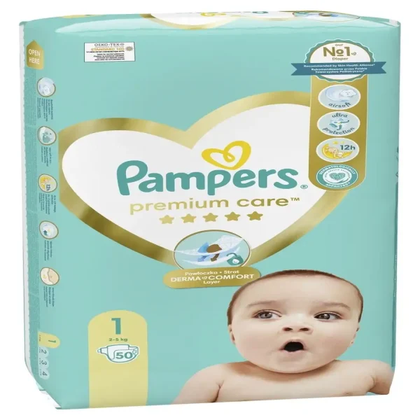 Pampers Premium VP 1 newborn 2-5kg 50komada