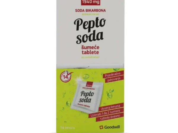 Pepto soda tablete za žvakanje jagoda, 14komada