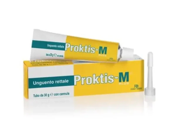 Proktis-M PLUS Rektalna mast za hemoroide, 30 g
