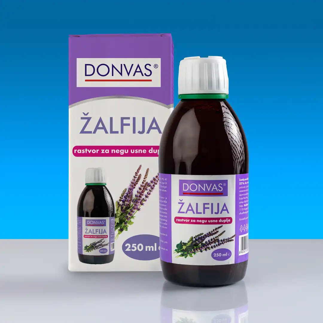 Donvas Žalfija rastvor za negu usne duplje 250ml