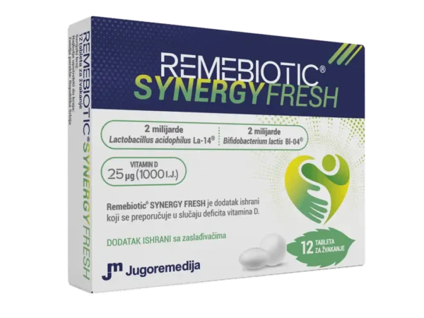 Remebiotic synergy fresh 12 tableta za žvakanje