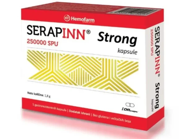 Serapinn strong 250.000IU 5 kapsula