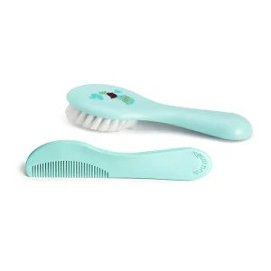 SUAVNEX Set Češalj I Četka Plavi 400265