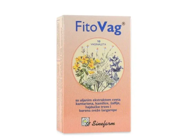 Sinefarm FitoVag- Vaginalete sa ekstraktom lekovitog bilja 10komada
