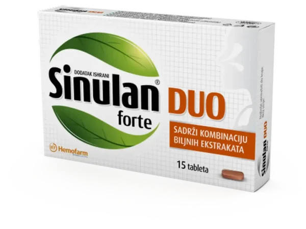 Sinulan Duo Forte 15 tableta