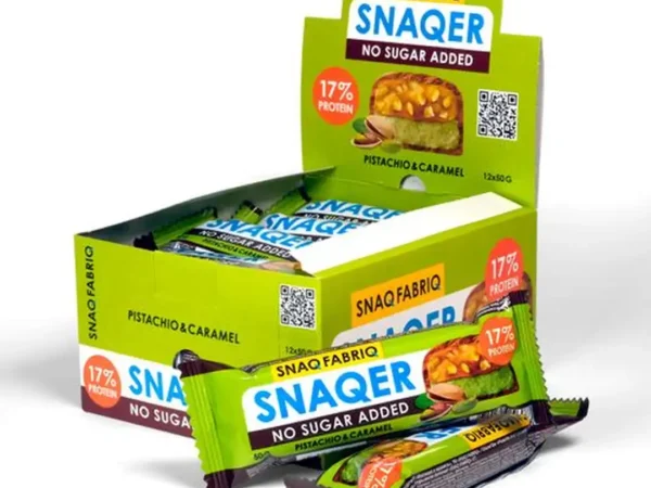 SNAQ FABRIQ Snaqer Preliveni bar - Pistaći i karamela 50g