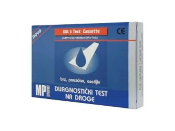 Test na drogu DOA panel 5 vrsta droga