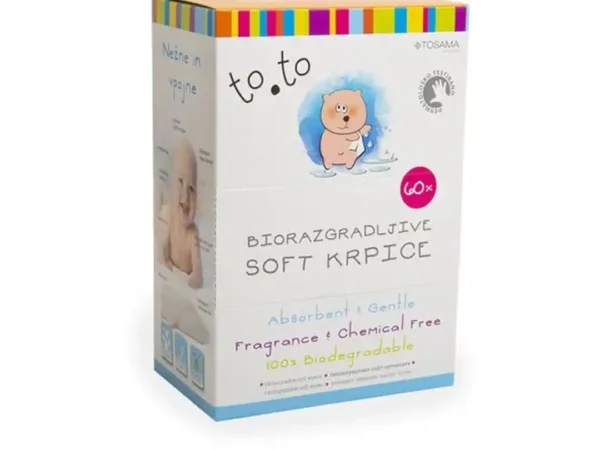 ToTo Biorazgradive soft krpice, 60 komada