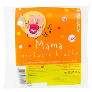ToTo Mama mrežaste gaćice S/M 5 komada